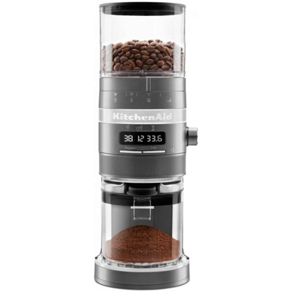 Кавомолка KitchenAid Artisan срібний медальйон 5KCG8433EMS