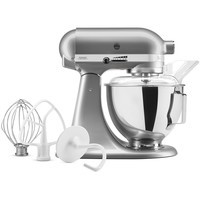 Міксер планетарний KitchenAid Artisan 4,3 л з відкидним блоком колір хром 5KSM95PSEMC