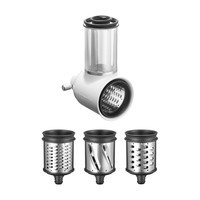 Набір з 3 насадок KitchenAid м'ясорубка, протирка, овочерізка 5KSM2FPPC (5KSMFGA, 5KSMFVSP, 5KSMVSA)