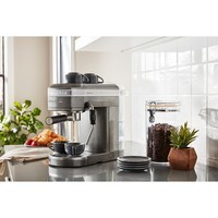 Кавоварка еспресо KitchenAid Artisan срібний медальйон 5KES6503EMS