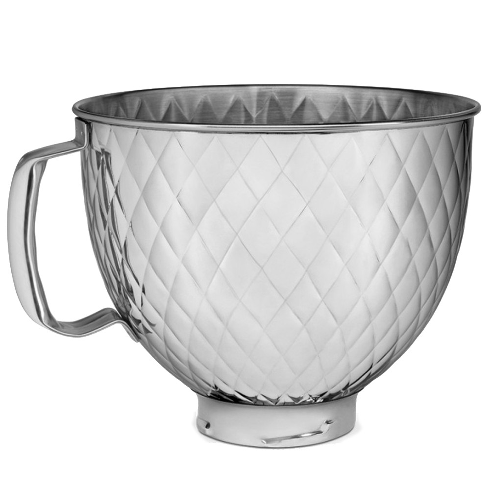Чаша KitchenAid 4,8 л металева стьобаний візерунок 5KSM5SSBQB