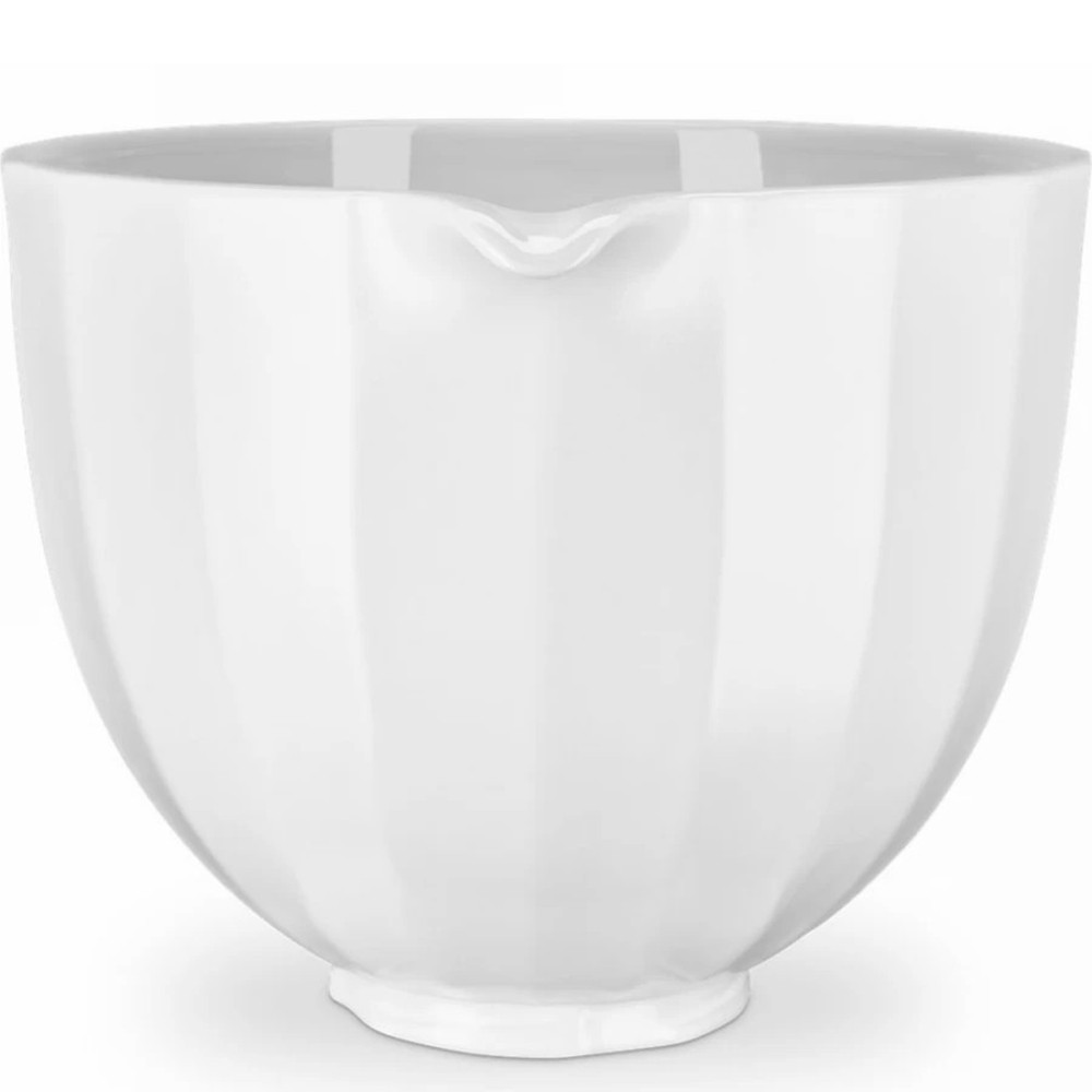 Чаша KitchenAid 4,7 л керамічна текстурована біла 5KSM2CB5PWS