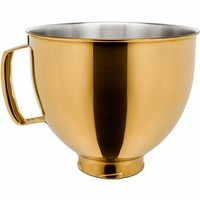 Чаша KitchenAid 4,8 л нержавіюча сталь з PVD покриттям сяючий золотий 5KSM5SSBRG