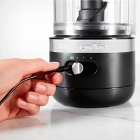 Кухонний мінікомбайн KitchenAid безпроводний матовий чорний 5KFCB519EBM