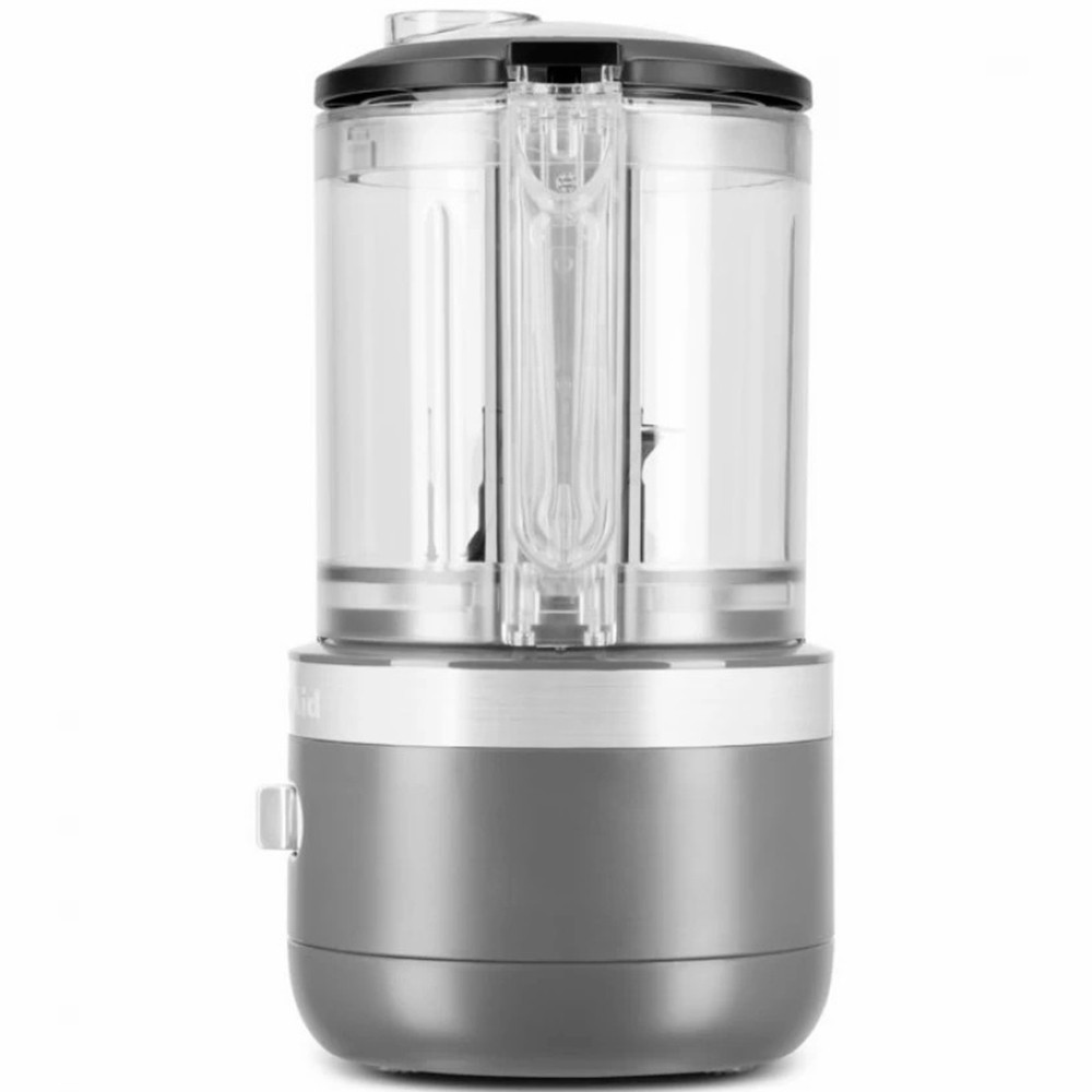 Кухонний мінікомбайн KitchenAid безпроводний сіре вугілля 5KFCB519EDG