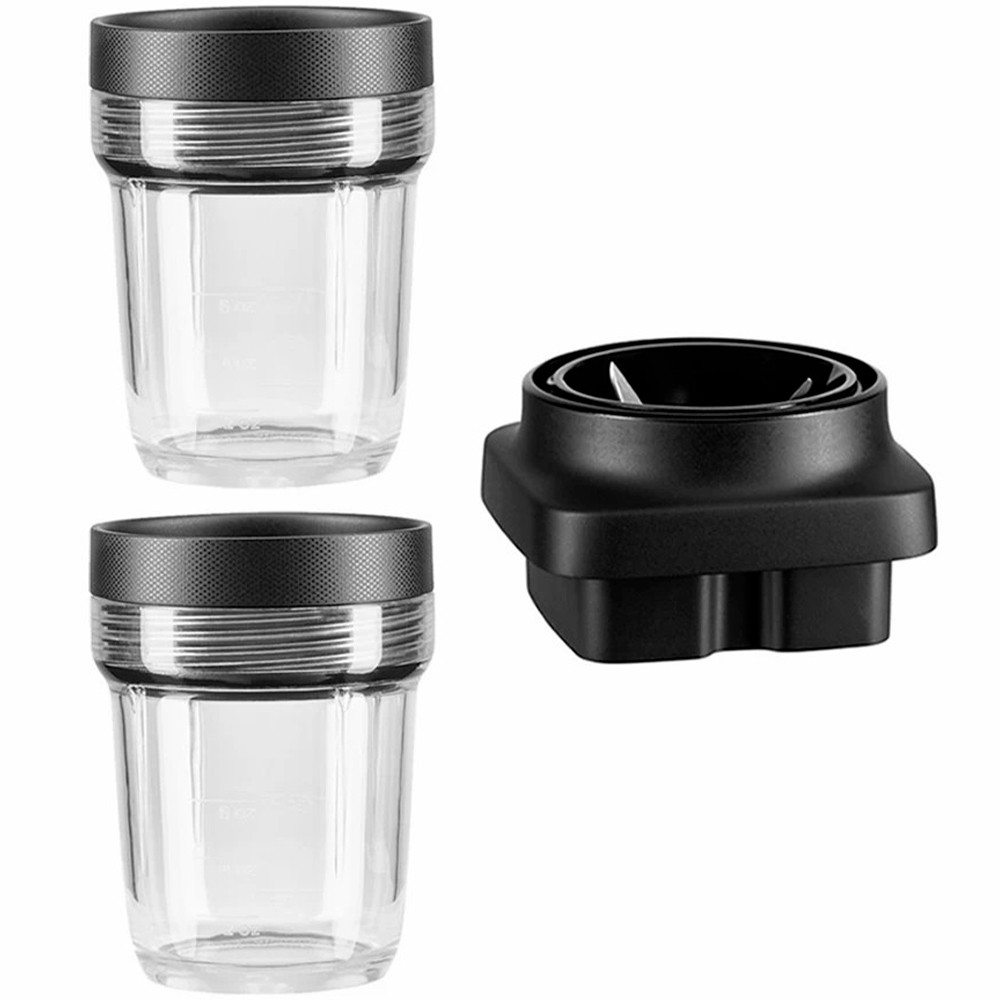 Набір для блендера KitchenAid 2 стакана з кришкою 0,2 л і ножовий блок 5KSB2040BBB