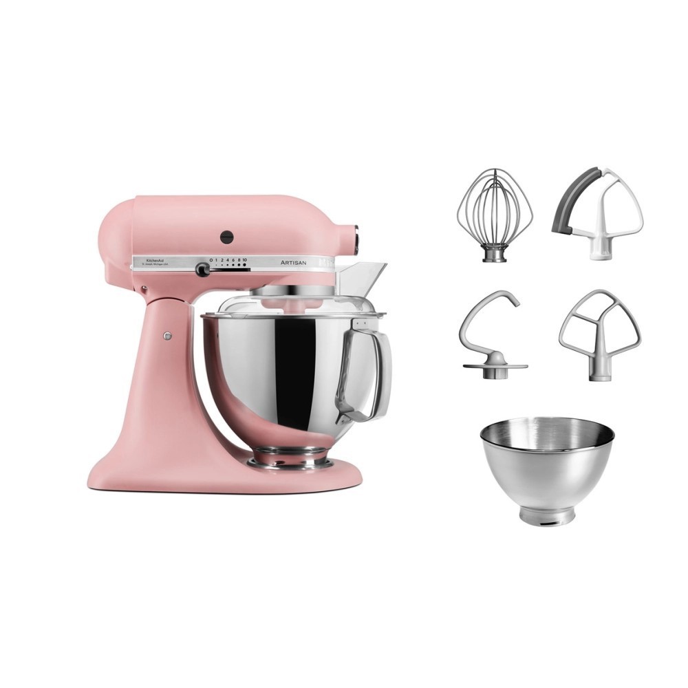 Міксер Kitchenaid Artisan 4,8л суха троянда 5KSM175PSEDR