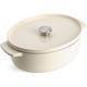 Гусятниця чавунна з кришкою KitchenAid Cast Iron 5,6 л мигдальний крем CC006062-001