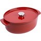 Гусятниця чавунна з кришкою KitchenAid Cast Iron 5,6 л червона CC006063-001