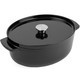 Гусятниця чавунна з кришкою KitchenAid Cast Iron 5,6 л чорна CC006064-001