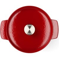Каструля чавунна з кришкою KitchenAid Cast Iron 3,3 л червона CC006057-001