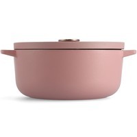 Каструля чавунна з кришкою KitchenAid Cast Iron 5,2 л суха троянда CC007431-001