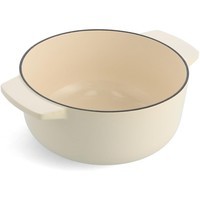 Каструля чавунна з кришкою KitchenAid Cast Iron 5,2 л мигдальний крем CC006059-001