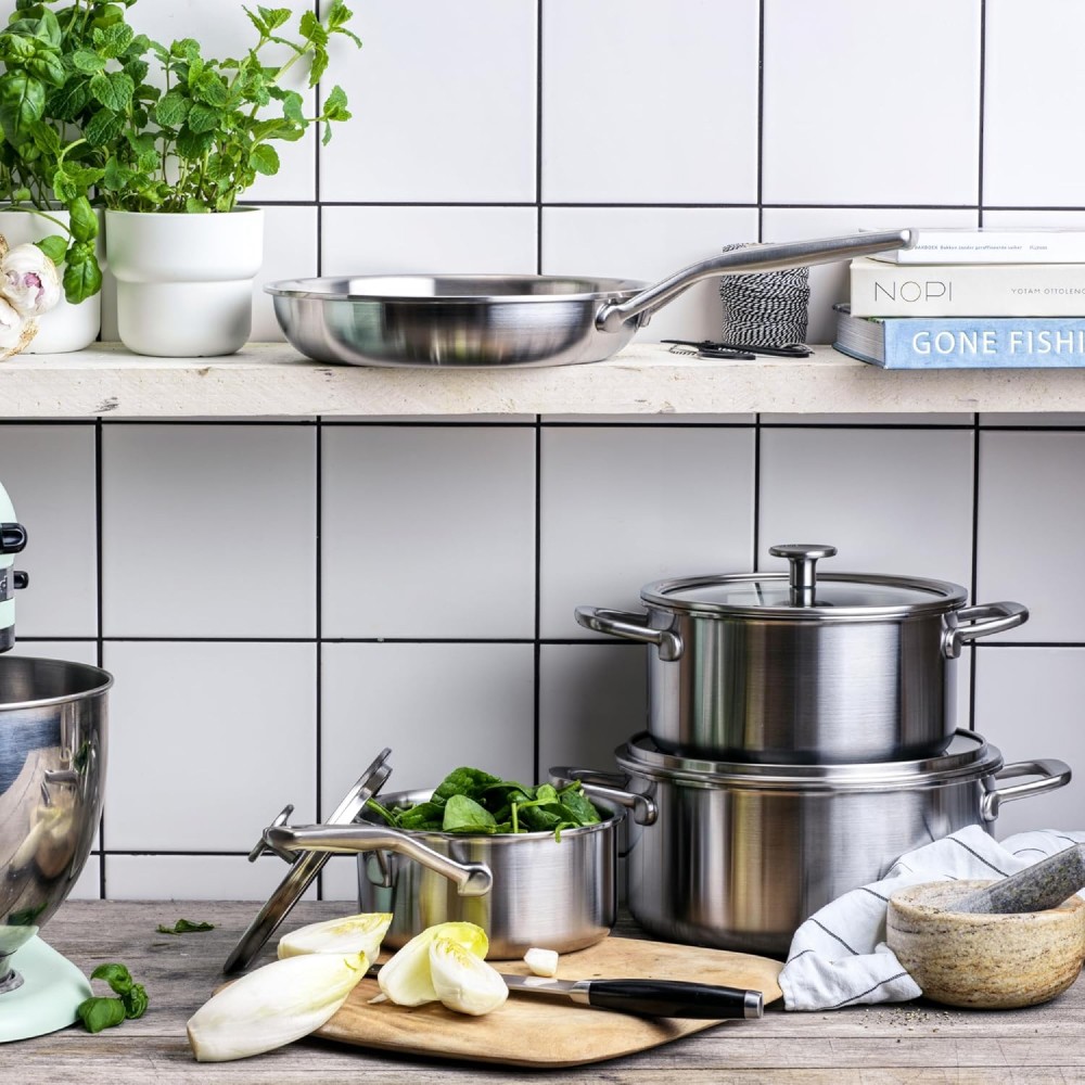 Ківш з кришкою KitchenAid Multiply Stainless Steel 18 см 2,1 л CC003257-001