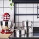 Набір ковшів з кришками KitchenAid Stainless Steel Sheet 6 предметів 16/18/20 см 1,5/2,1/3,1 л CC005740-001