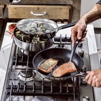 Набір сковорідок KitchenAid Classic Stainless Steel 20/28 см CC005706-001