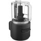 Кухонний мінікомбайн KitchenAid Go 12V чаша 1,18 л матовий чорний 5KFCR531BM
