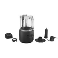 Кухонний мінікомбайн KitchenAid Go 12V чаша 1,18 л матовий чорний 5KFCR531BM