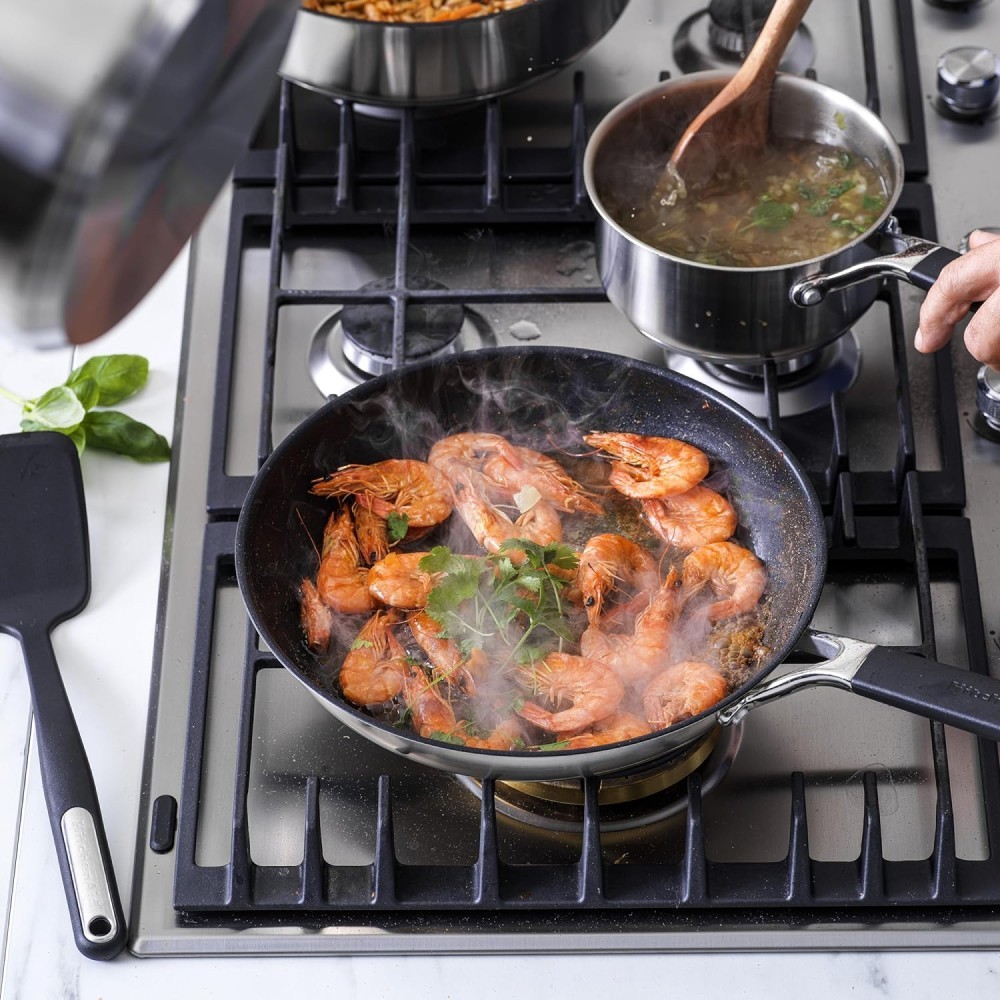 Сковорода KitchenAid Classic Stainless Steel з керамічним покриттям 20 см CC005700-001