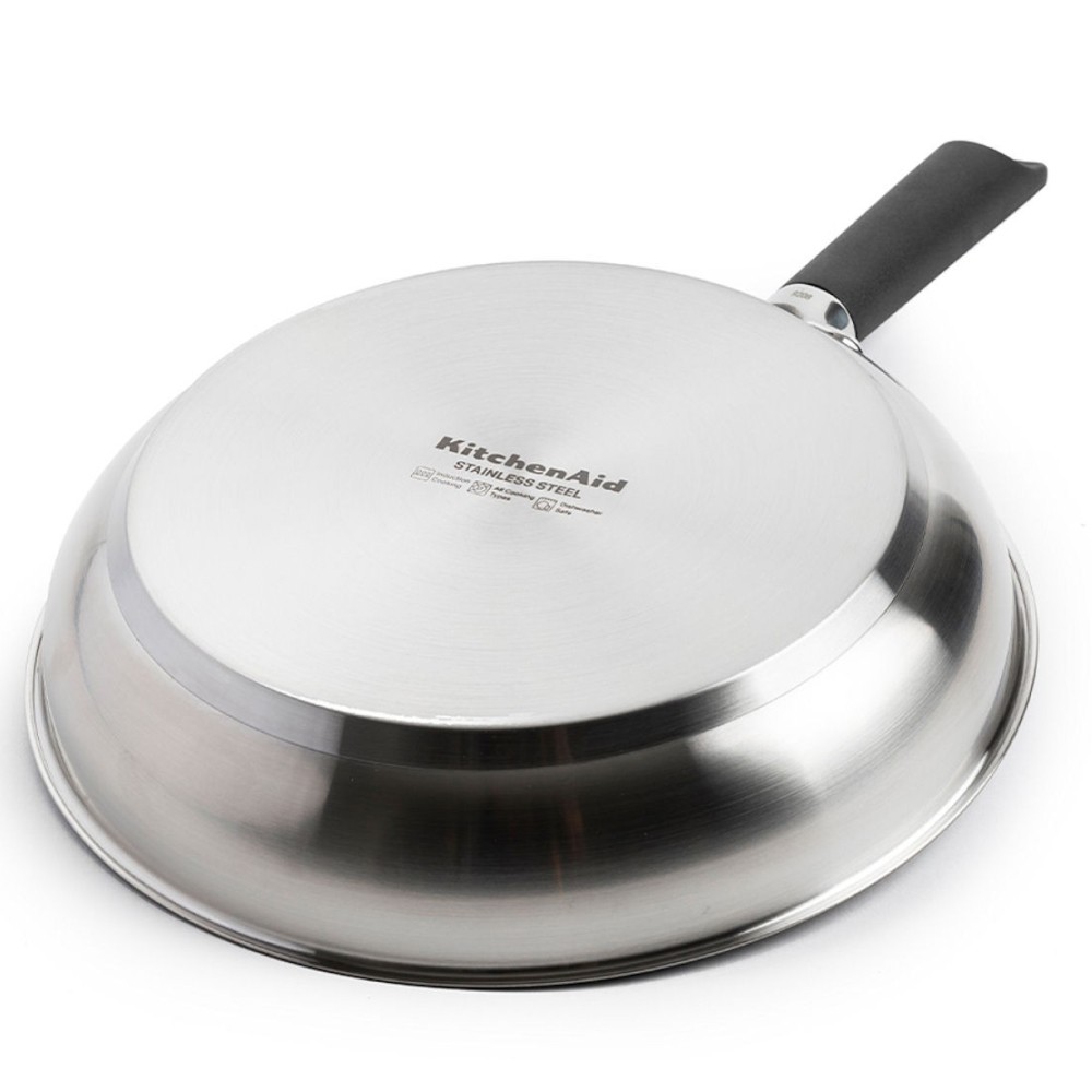 Сковорода KitchenAid Classic Stainless Steel з керамічним покриттям 24 см CC005701-001