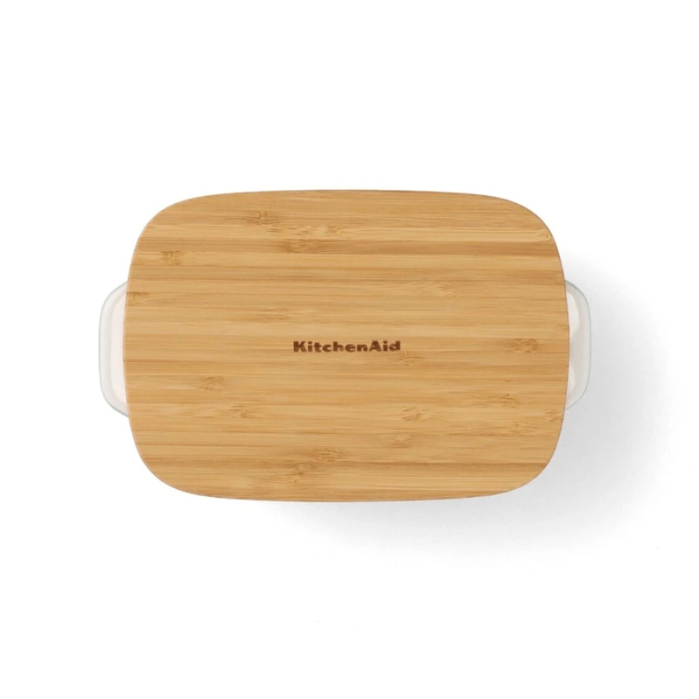 Форма для випічки KitchenAid Stoneware з кришкою фісташкова 0,9 л CC007424-001
