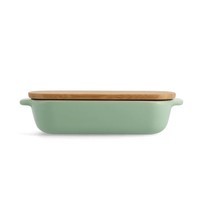 Форма для випічки KitchenAid Stoneware з кришкою фісташкова 0,9 л CC007424-001