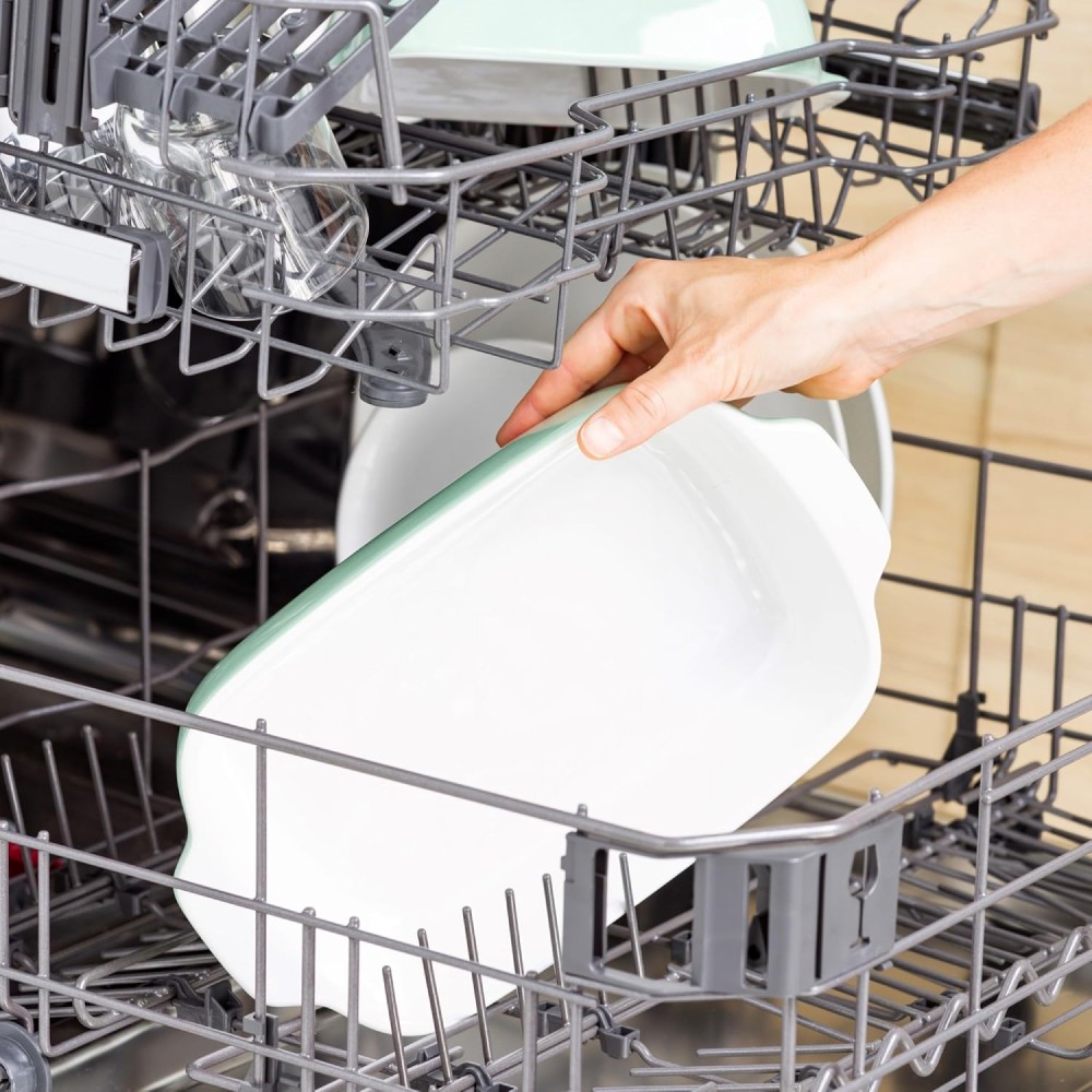 Форма для випічки KitchenAid Stoneware з кришкою фісташкова 0,9 л CC007424-001