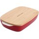Форма для випічки KitchenAid Stoneware з кришкою червона 1,9 л CC006106-001