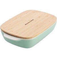 Форма для випічки KitchenAid Stoneware з кришкою фісташкова 1,9 л CC007425-001