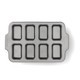 Форма для випічки кексів KitchenAid Aluminized Bakeware на 8 шт. 38,7×24,4×4 см CC006068-001