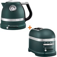 Комплект KitchenAid Artisan Електрочайник 1,5 л 5KEK1522EPP + Тостер 5KMT2204EPP