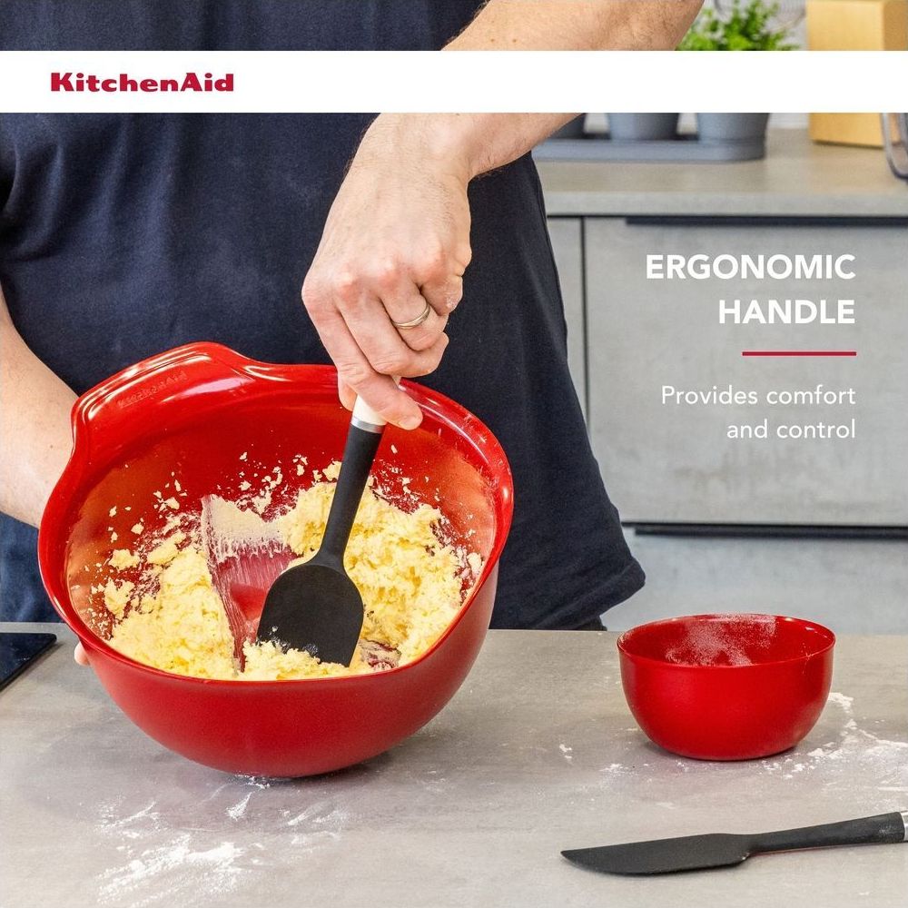 Набір лопаток для тіста KitchenAid Coreline 2 шт 30 см червоний KQG437OHERE