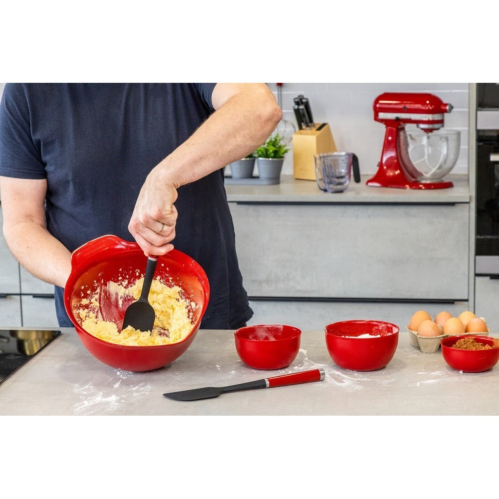 Набір лопаток для тіста KitchenAid Coreline 2 шт 30 см червоний KQG437OHERE