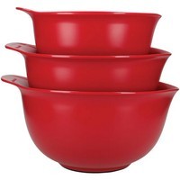 Набір мисок для змішування KitchenAid Universal 3 шт  2,4/3,3/4,3 л червоний KQG175OSERE