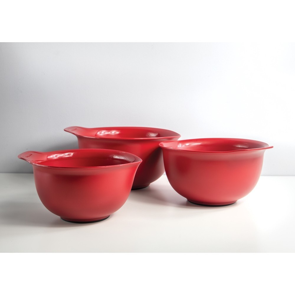 Набір мисок для змішування KitchenAid Universal 3 шт  2,4/3,3/4,3 л червоний KQG175OSERE