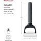 Овочечистка горизонтальна KitchenAid Coreline 18,8 см сіра KAS145OHCGG