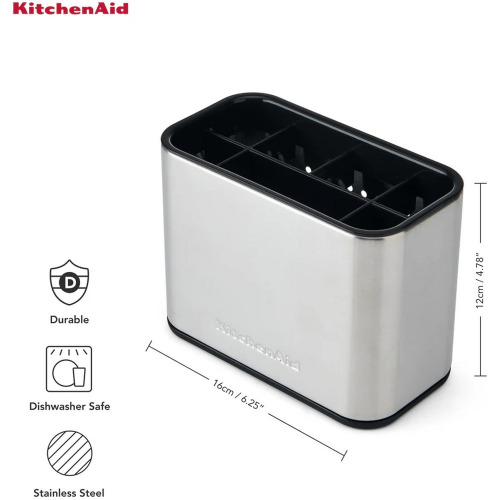 Органайзер для кухонної мийки KitchenAid Sinkware 16х8х12 см сірий KEG784OSSSA