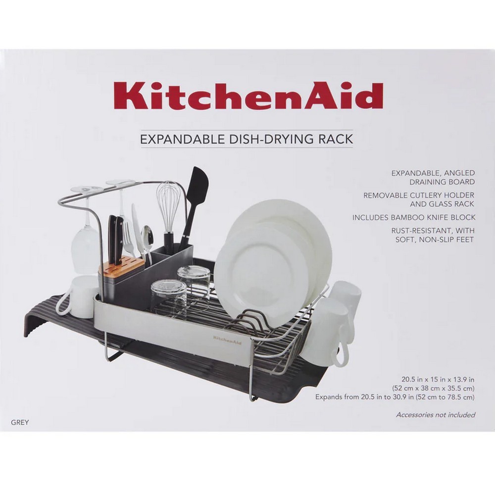 Підставка для сушки посуду KitchenAid Sinkware 61,5x38,5x37,5 см сірий KEG896BXCGA