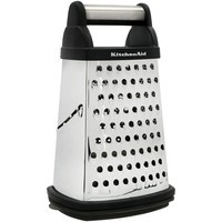 Терка чотирьохстороння з контейнером KitchenAid Universal чорний KQG300OSOBE
