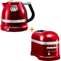 Фото Комплект KitchenAid Artisan Електрочайник 1,5 л 5KEK1522ECA + Тостер 5KMT2204ECA