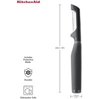 Фото Овочечистка вертикальна KitchenAid Coreline 22 см сіра KAS112OHCGG